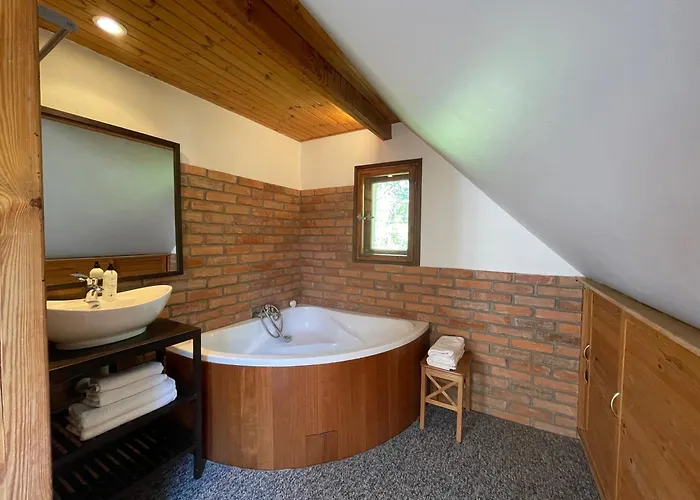 Semesterbostad Dom Letniskowy Amalka, Sauna, Basen, Balia *