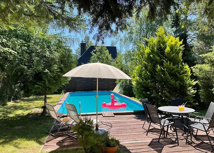 Semesterbostad Dom Letniskowy Amalka, Sauna, Basen, Balia *